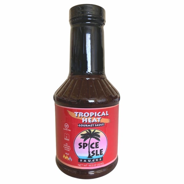 12-PACK OF Sauce Tropical Heat Gourmet, Spice Isle Sauces