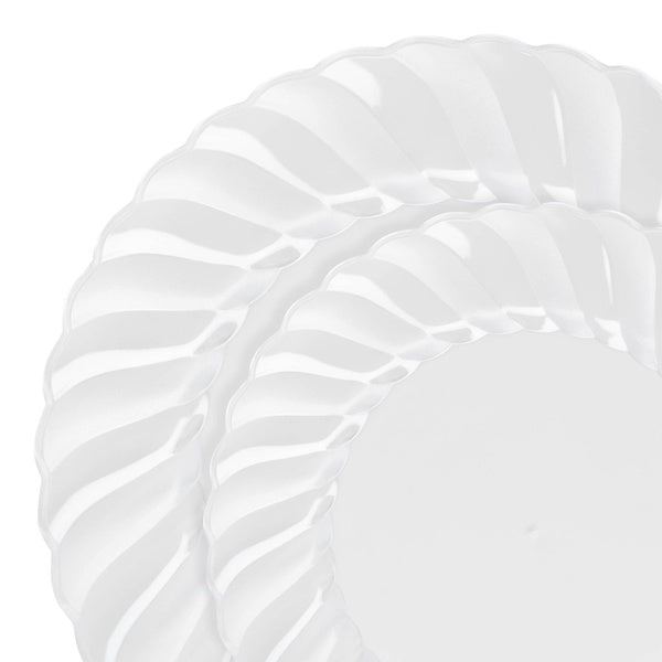 144-PACK OF Plate Set Clear Flair