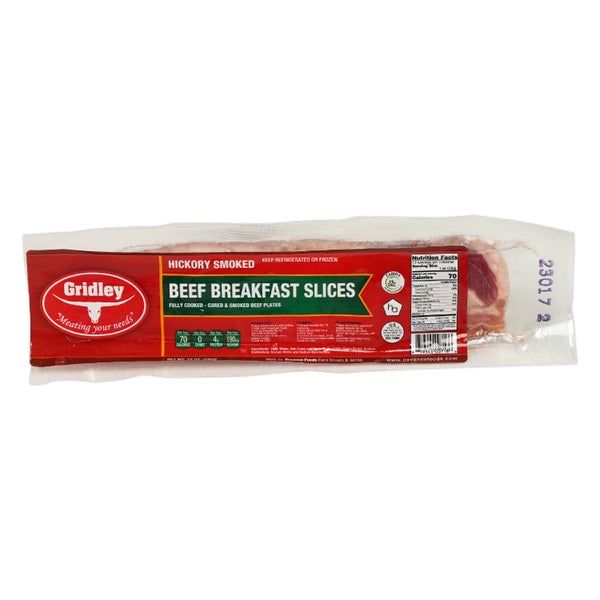 12 OZ-PACK OF BACON BEEF SLI BRKFST