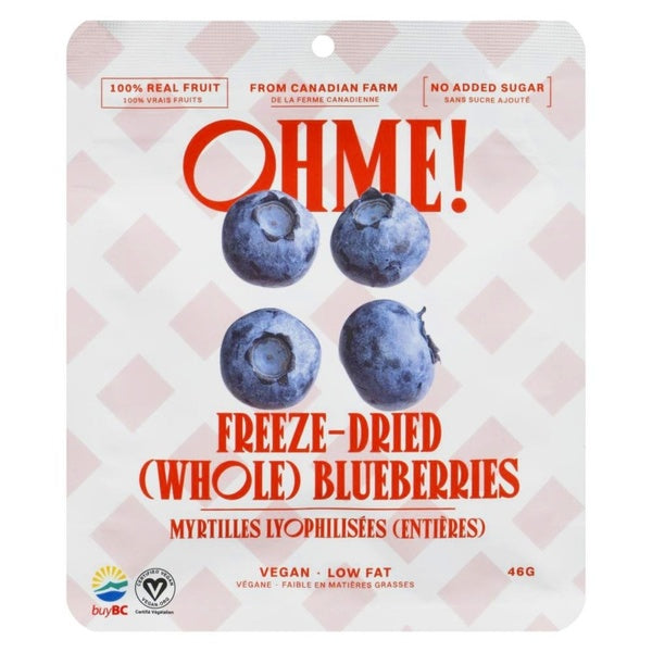 12-PACK OF Freeze-Dried Blueberries (Whole), No Sugar/Preservatives Added, Gluten-Free