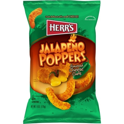 12-PACK OF Jalapeno Poppers Herr'S (Snacks), 12 - 6 Oz