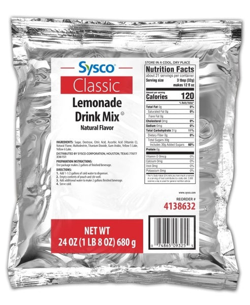 12- PACK OF DRINK MIX LEMONADE