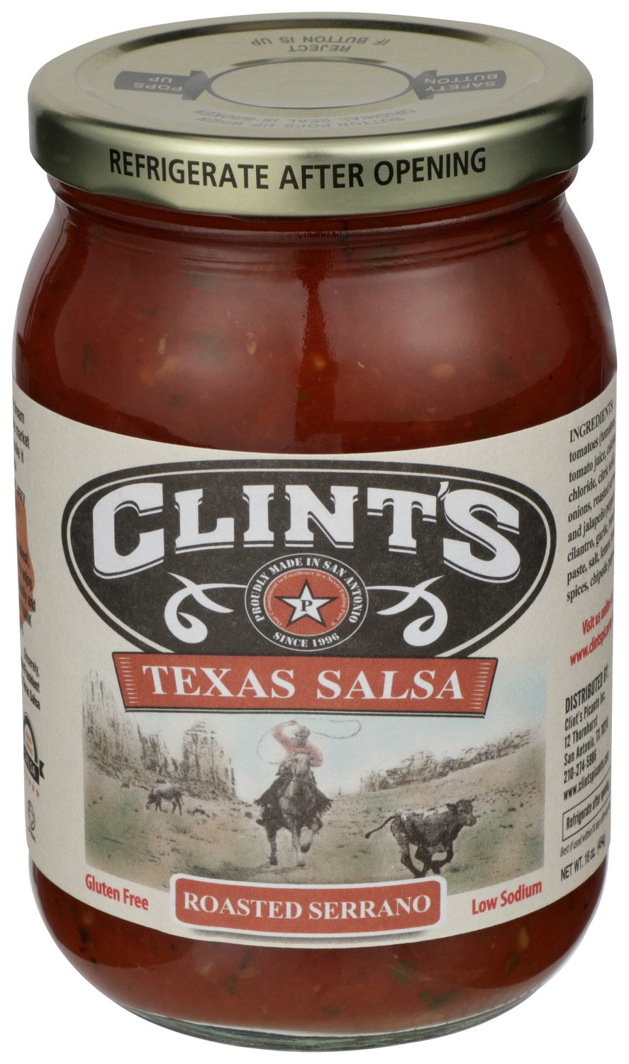 6-PACK OF SALSA SERRANO ROASTED