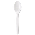 1000-PACK OF Cutlery Plastic Dixie TM23C7 Individually Wrapped Mediumweight Polystyrene Teaspoons - White - 1000 Count for Convenient Dining