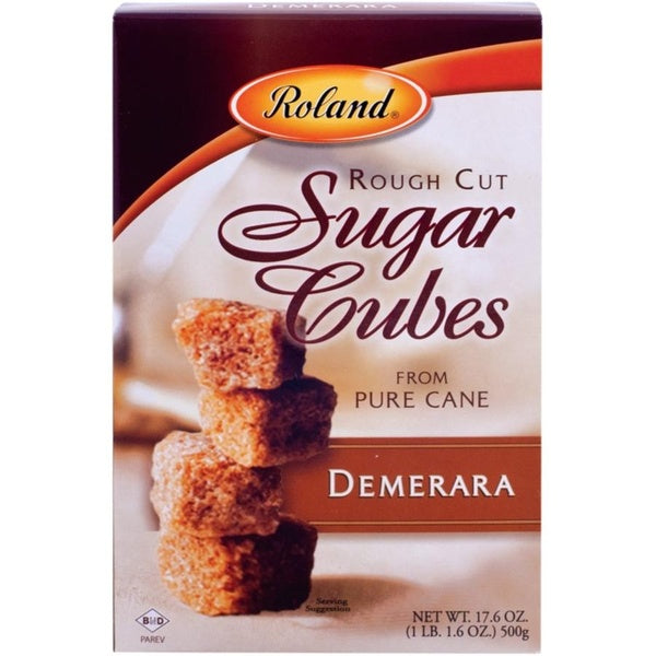 6-PACK OF SUGAR CUBE ROUGH CUT DEMERARA