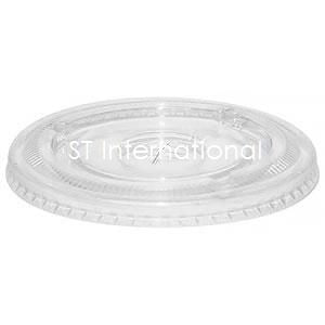 10-PACK OF Container Disp Flact PET Lid fits 16/20/24oz Cold Cup