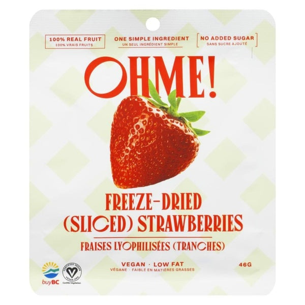12-PACK OF Freeze-Dried Strawberries (Sliced), No Sugar Added, Gluten-Free