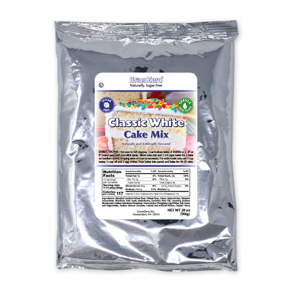 6-PACK OF MIX CAKE WHITE SUGAR FREE