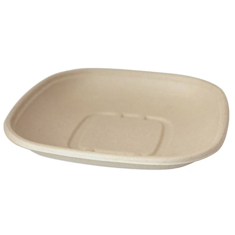 400-PACK OF CONTAINER TAKEOUT World Centric Compostable 24 oz Square Fiber Bowls | 400 count