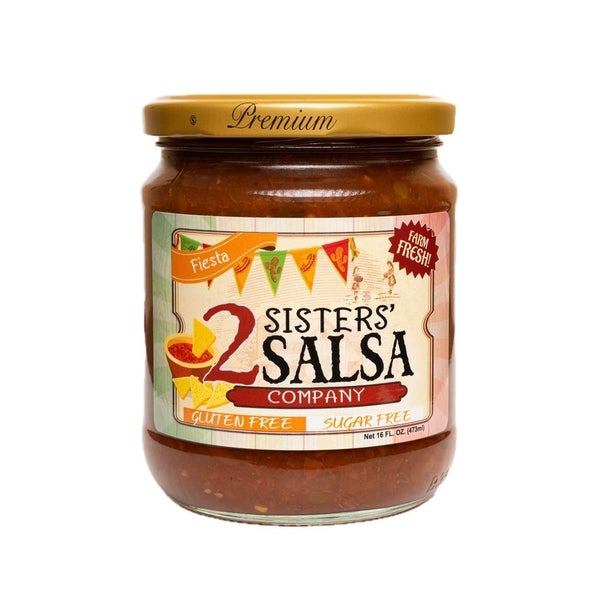 6-PACK OF Salsa Fiesta, 2 Sisters' Salsa