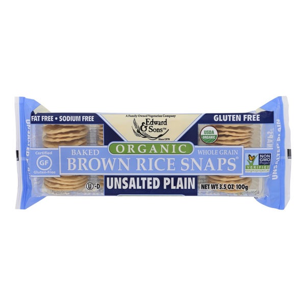 12-PACK OF Cracker Snack Unsalted Plain S Wallace Edwards & Sons 3.5 oz