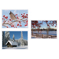 1-PACK OF PLACEMAT 10X14 MULTIPK WINTER