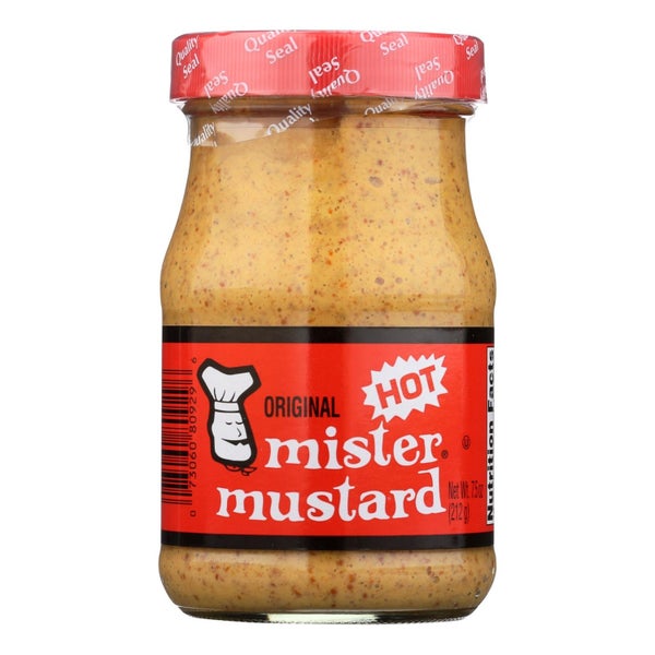 6-PACK OF MUSTARD HOT ORIGINAL