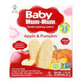 6-PACK OF SNACK RICE APPLE AND PUMPKIN, TEETHING WAFERS