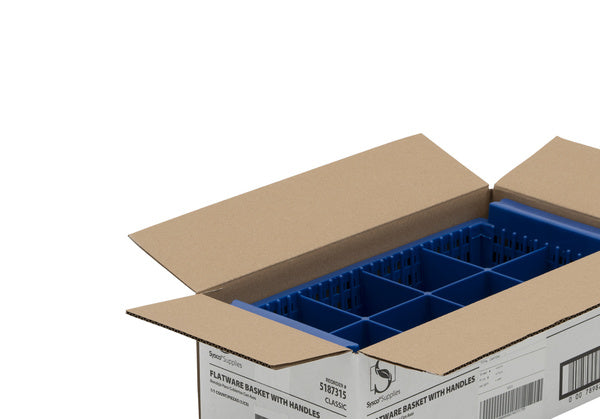 16X8X5-PACK OF BASKET FLATWARE W/HNDL