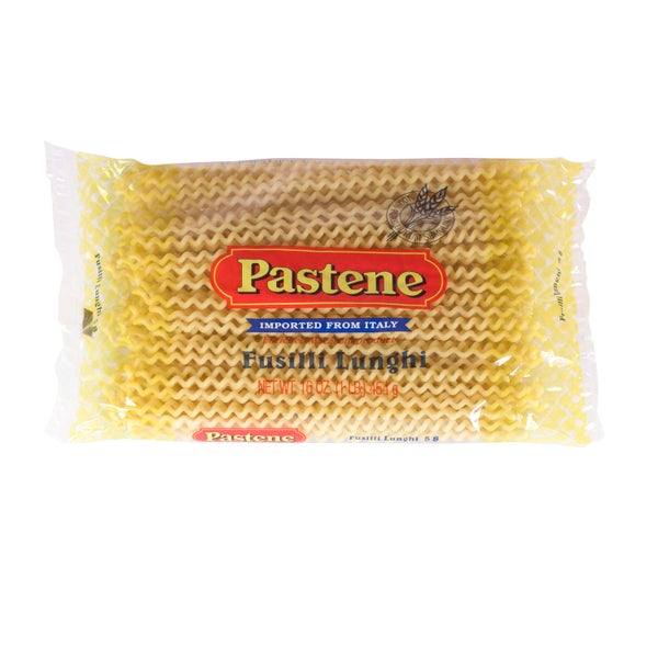 12-PACK OF Pasta Fusilli Long #58, Pastene