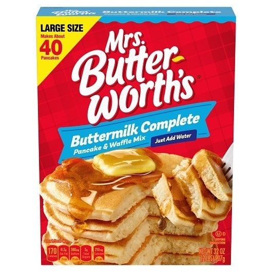 12-PACK OF Pancake Mix Mrs Butterworth Buttermilk Box Mrs. Butterworth'S, 12 - 32 Oz