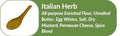 4-PACK OF Spoon Edible Mini Italian Herbs 4 X 50 Count