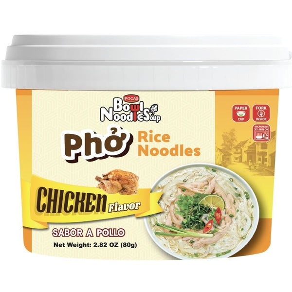 12-PACK OF Pho Rice Noodles, Chicken, 12/2.82 oz