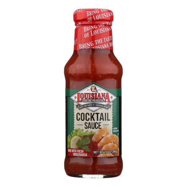 12-PACK OF Sauce Cocktail Horseraddish Louisiana Fish 12 oz