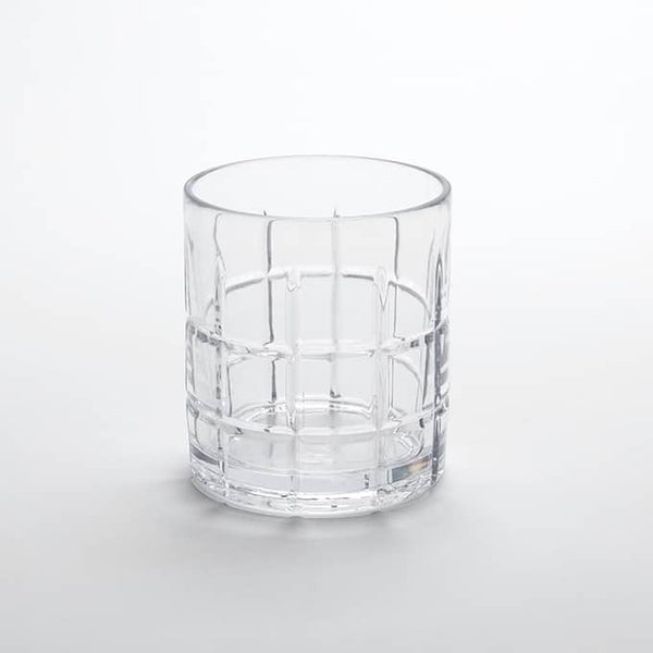 12 CT-PACK OF GLASS PLASTIC DBL OF CLR 14OZ