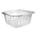 200-PACK OF Container Food Dart CH64DEF ClearPac SafeSeal Tamper-Resistant Containers - 8.1 in. x 7.8 in. x 3.3 in. Clear Food Storage - 200 Count
