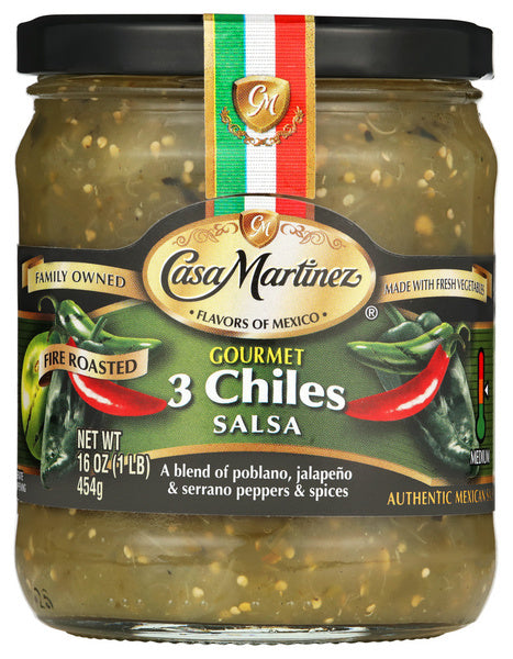 6-PACK OF SAUCE SALSA CHILES 16 OUNCE - CASE OF 6