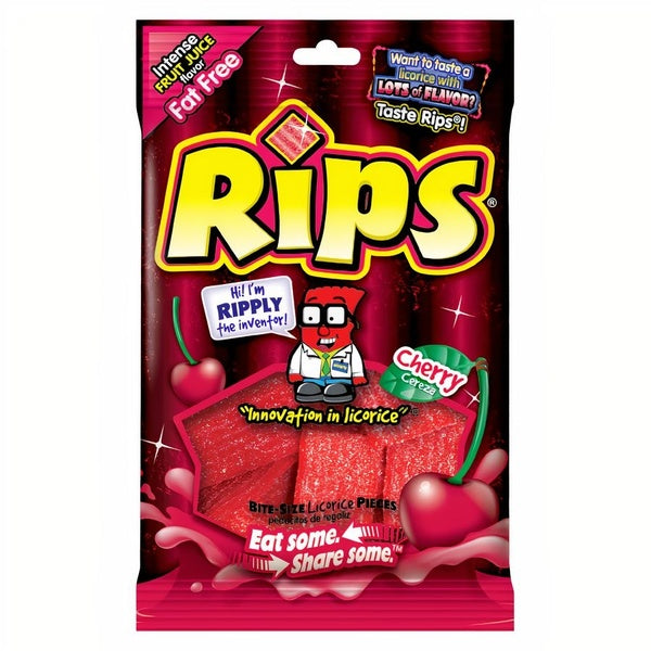 36-PACK OF Candy Bite-Size Cherry Pieces Rips, AI Distribution