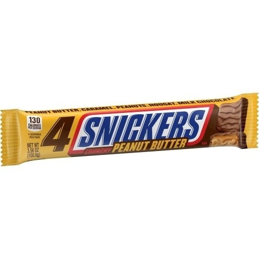 108-PACK OF King Size Peanut Butter Squared Snicker Mars (Candy), 6 - 18 - 3.56 Oz