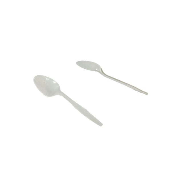 1-PACK OF SPOON PLAS PP WRPD WHT