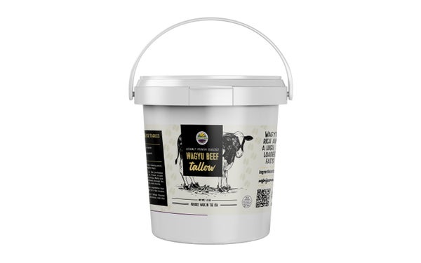 4-PACK OF Lard Pure Gourmet Premium Rendered Waygu Beef Tallow 1.5 lb