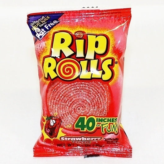 288-PACK OF Strawberry Display Carton Rip Rolls, 12 - 24 - 1.4 Oz