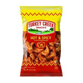 12-PACK OF Box Of Hot Pork Skins Turkey Creek, 12 - 4 Oz