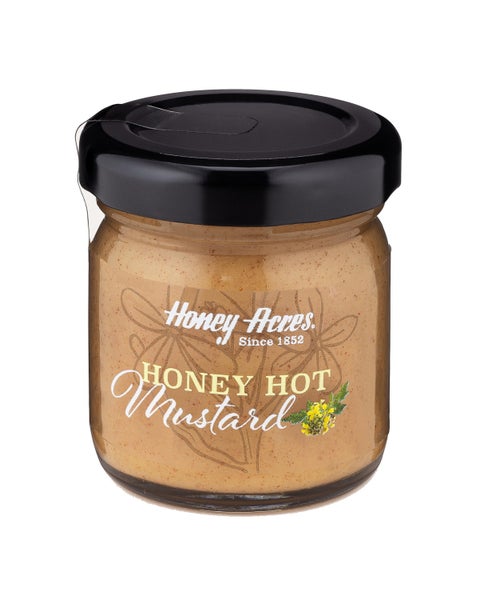 24-PACK OF Mustard Honey Hot, Honey Acres