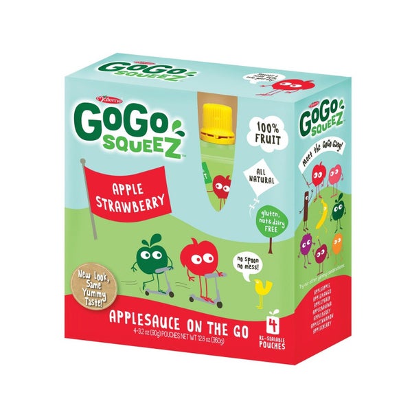 48-PACK OF APPLESAUCE STRAWBERRY SQUEEZ