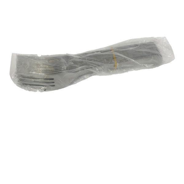 36CT-PACK OF FORK DINNER DOMINION HVY WHT