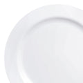 24-PACK OF Pastry Plate 6.25" White Round Plastic