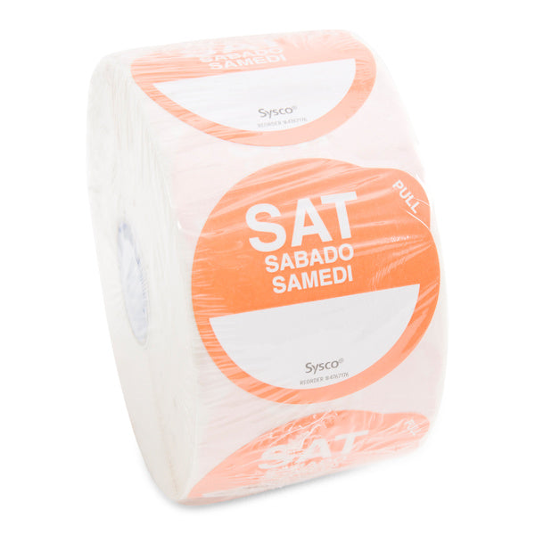 750 CT-PACK OF LABEL ROLL SATURDAY 2 REMVBLE