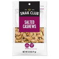 6-PACK OF Salted Cashews Snak Club, 6 - 2.5 Oz