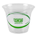 1000-PACK OF CUP PLAS CLR SQUAT GRN SRTP
