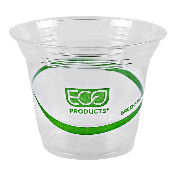 1000-PACK OF CUP PLAS CLR SQUAT GRN SRTP