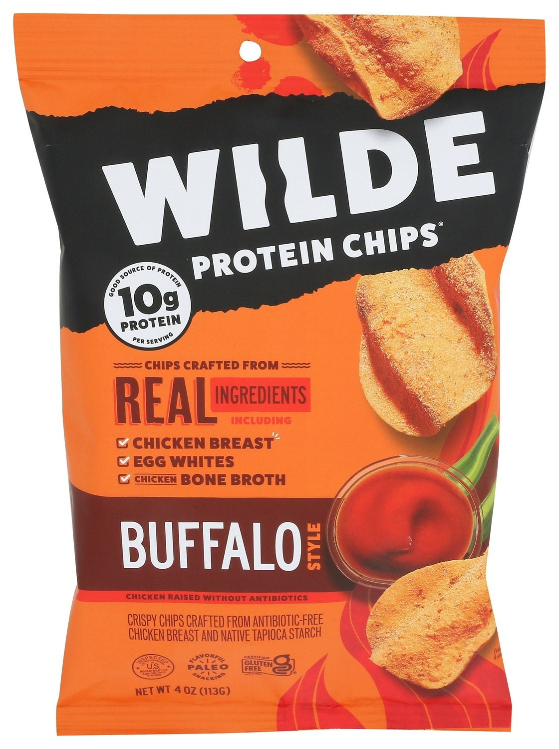 12-PACK OF SNACK CHIP PROTEIN, BUFFALO