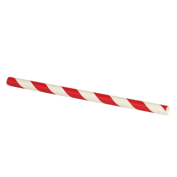 8-PACK OF STRAW PAPR RED/S WRPD COLS 8.5