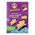 12-PACK OF Cracker Cheddar Organic White Cheddar Bunnies Annie's Homegrown 7.5 oz