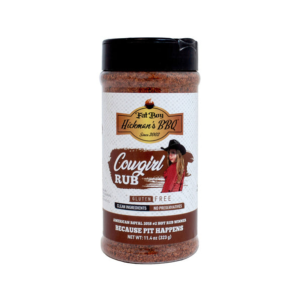 6-PACK OF Seasoning Barbecue, BBQ Cowgirl Rub, Bar B Que Specialties