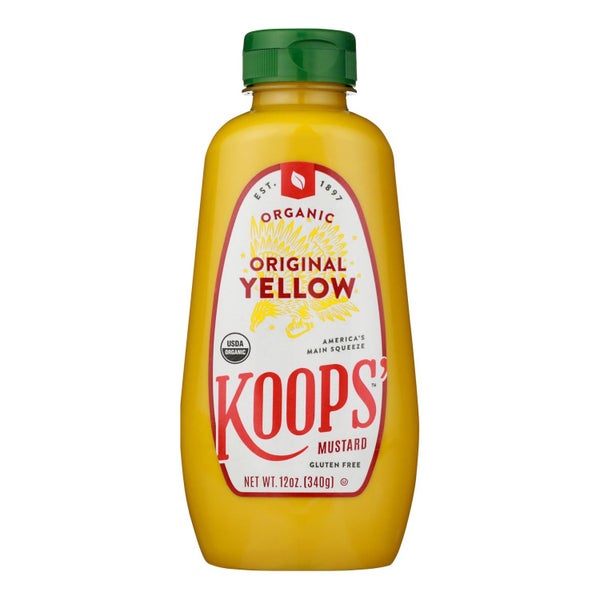 12-PACK OF MUSTARD YEL GLUTEN FREE