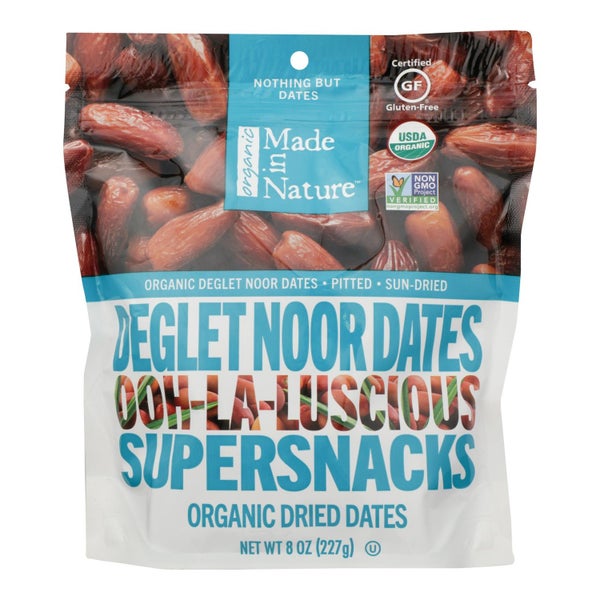 6-PACK OF Date Dried Neglet Noor Made In Nature 8 oz