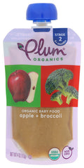 12-PACK OF Puree Fruit Plum Organics 4 oz