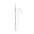 1000-PACK OF STRAW PLASTIC COMPOSTABLE FLEXIBLE INDIVIDUAL WRAPPED 7.75 INCH DISPOSABLE