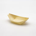 100-PACK OF Boat Serving 5" Natural Wooden Boat